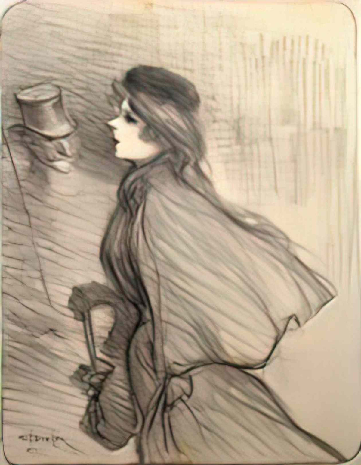 Theophile Steinlen ton nez 1896 Art A4 Photo Print