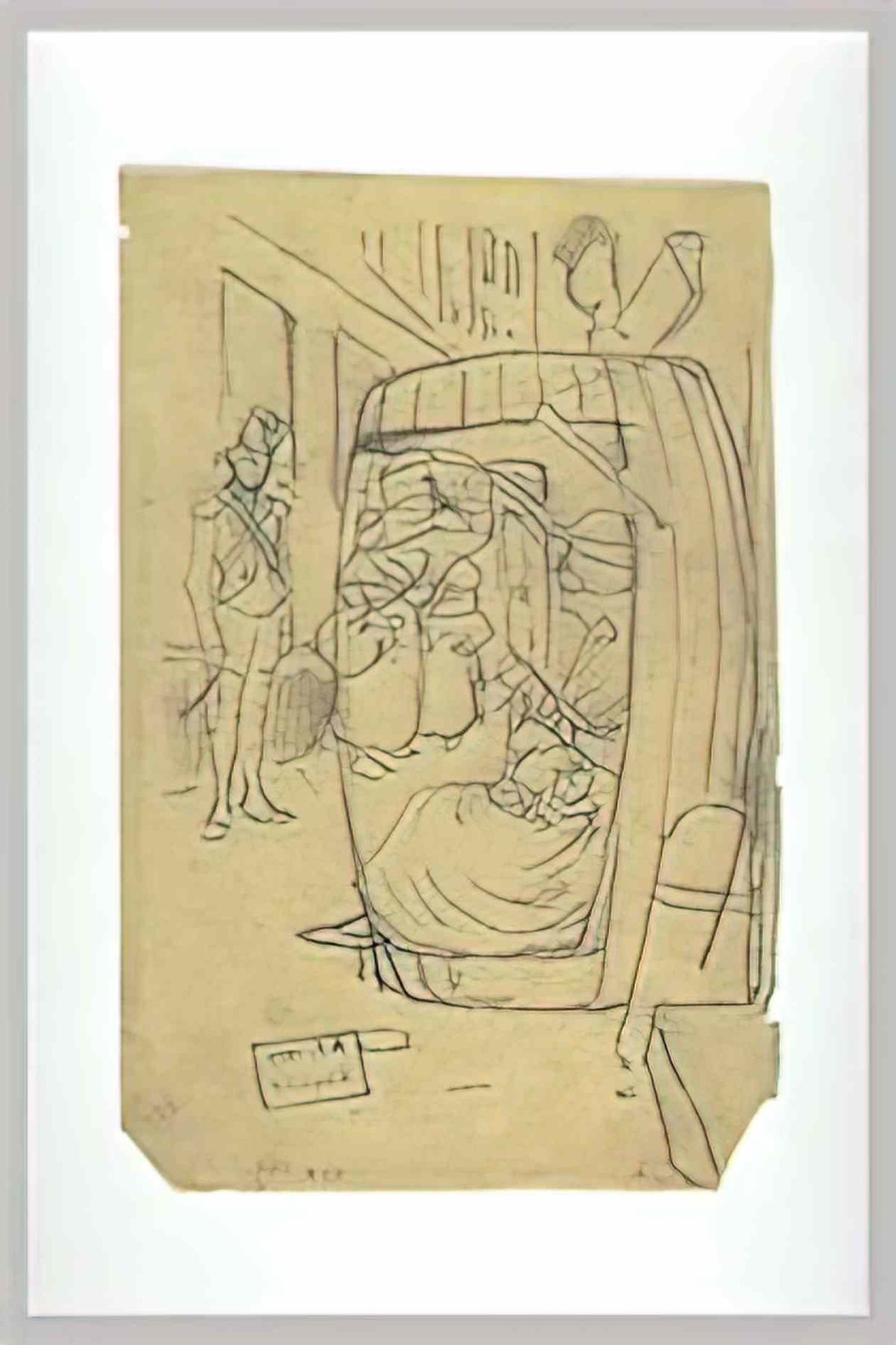 Theophile Steinlen tu te brules a la chandelle 1900 Art A4 Photo Print