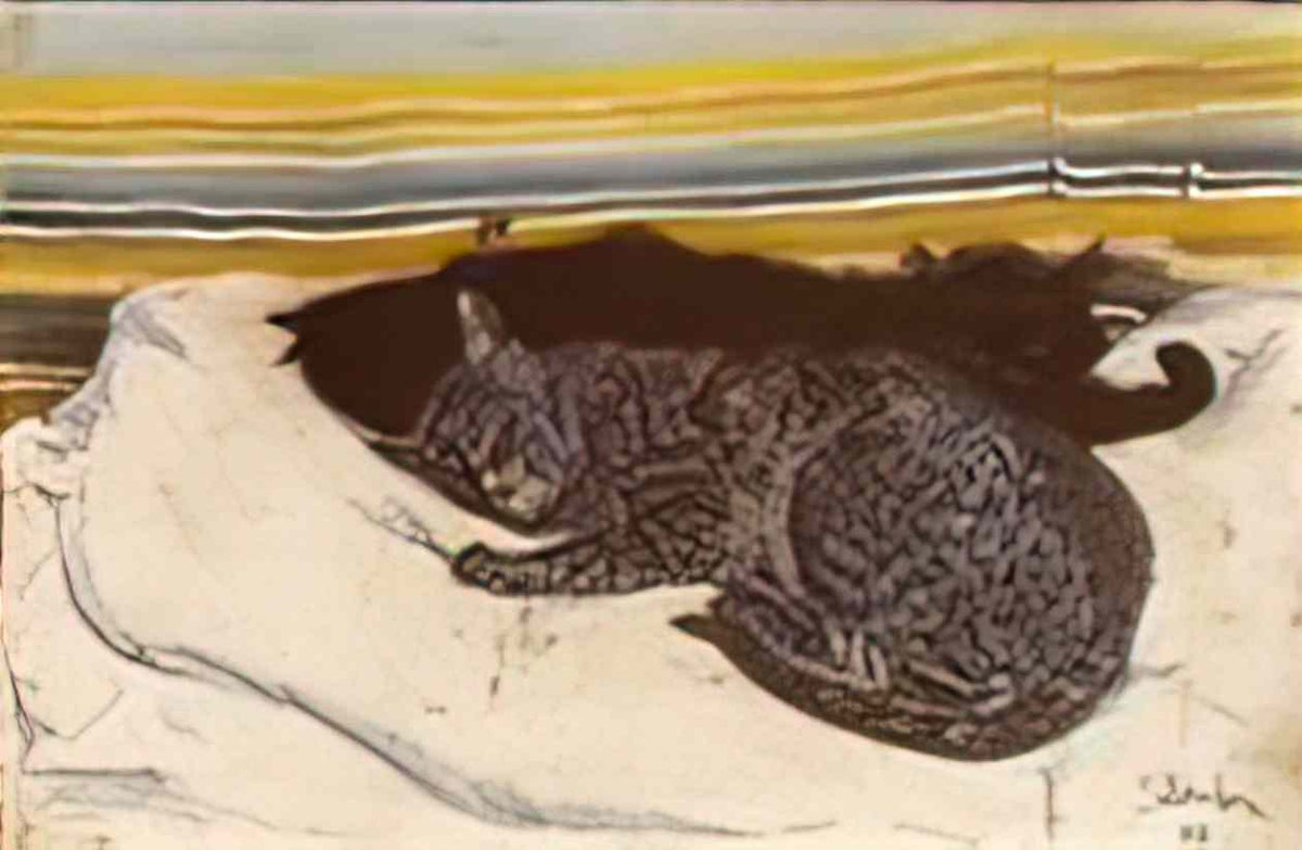 Theophile Steinlen two cats deux chats 1 Art A4 Photo Print