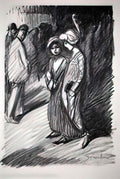 Theophile Steinlen two women Art A4 Photo Print