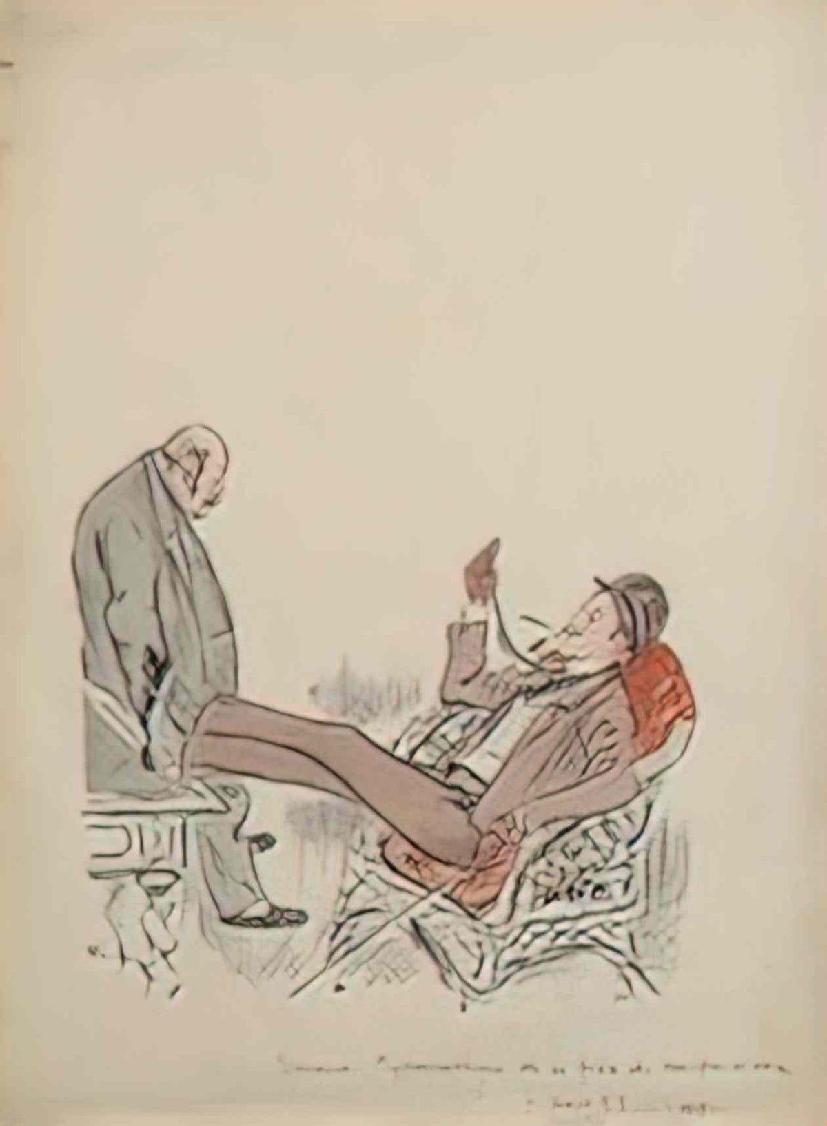 Theophile Steinlen typographic proof for fils moderne Art A4 Photo Print