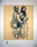 Theophile Steinlen un poilu a petain 1916 Art A4 Photo Print