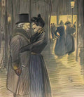 Theophile Steinlen vanite d un viellard Art A4 Photo Print