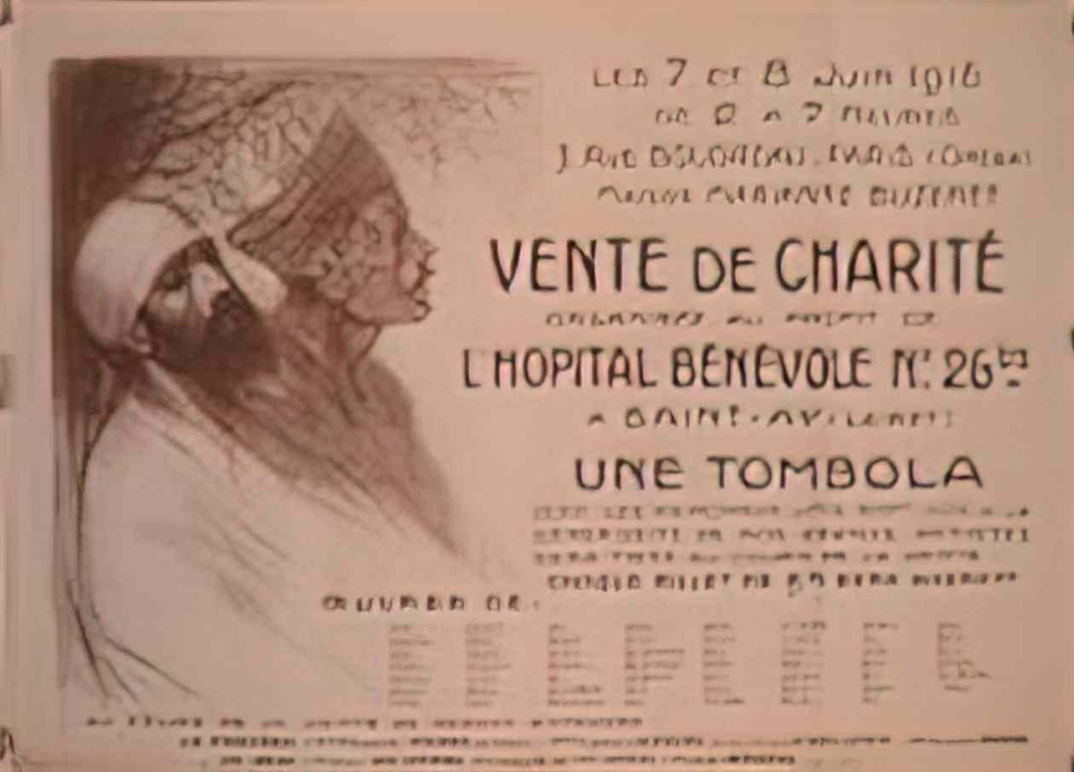Theophile Steinlen vente de charite 1916 Art A4 Photo Print
