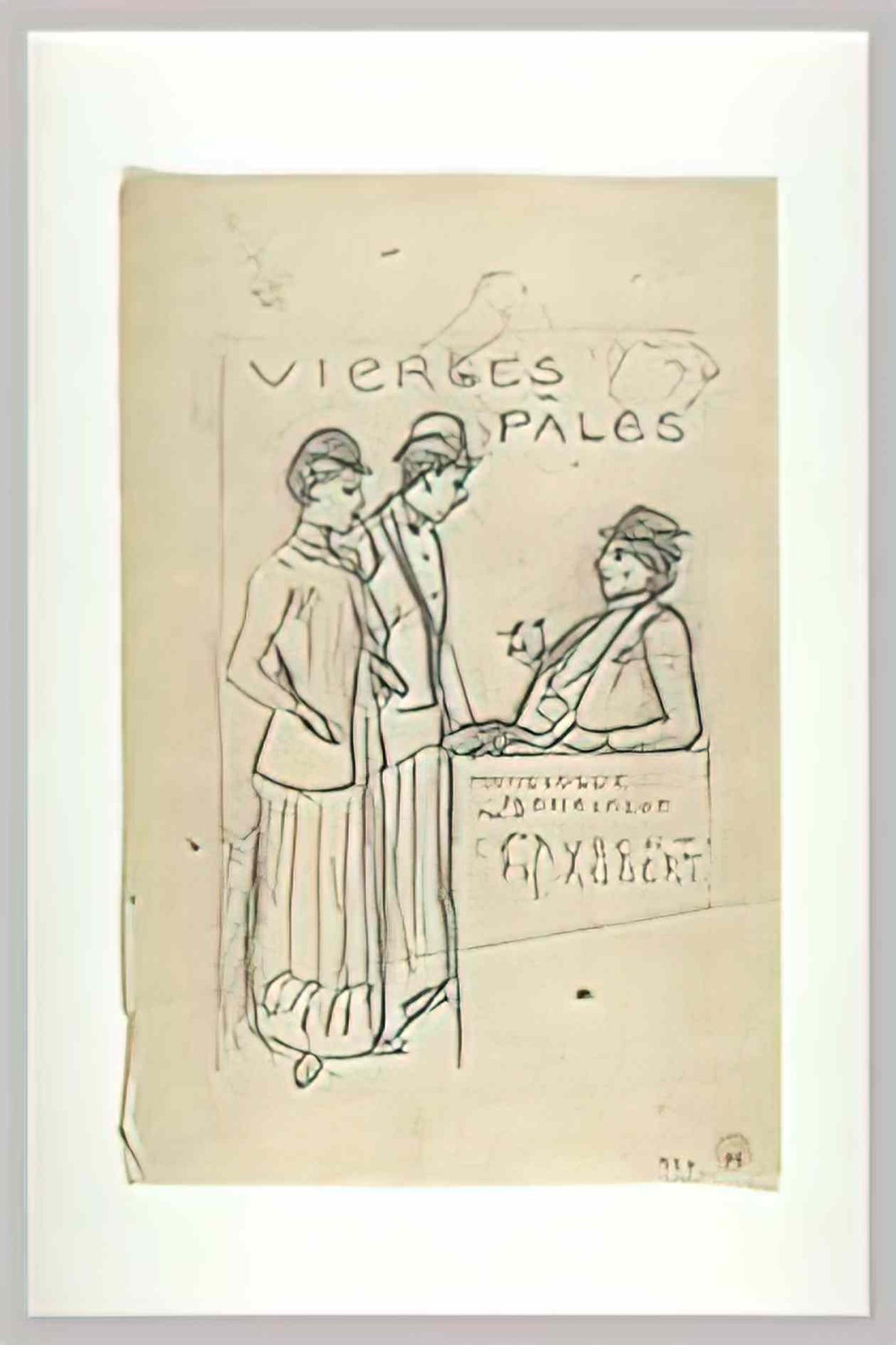 Theophile Steinlen vierges pales Art A4 Photo Print