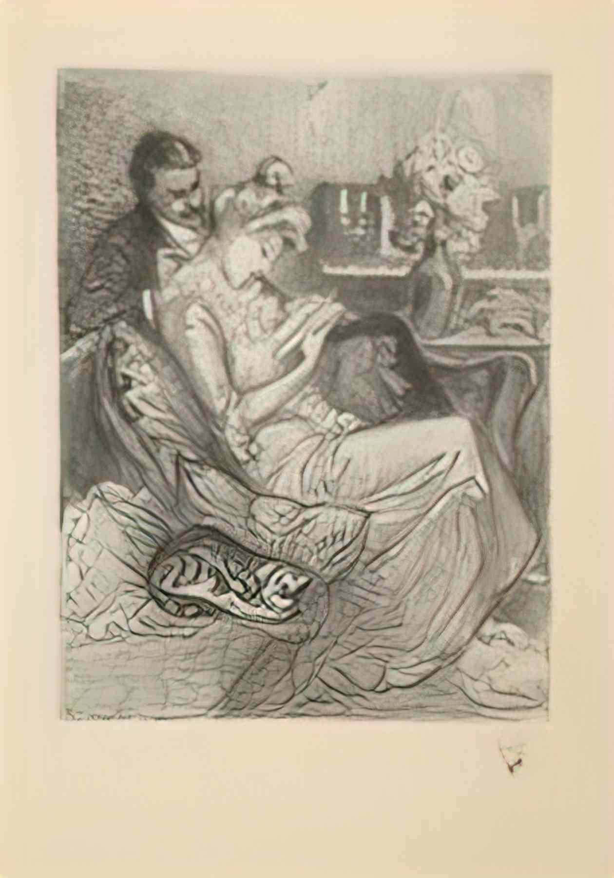 Theophile Steinlen volupte 1897 Art A4 Photo Print