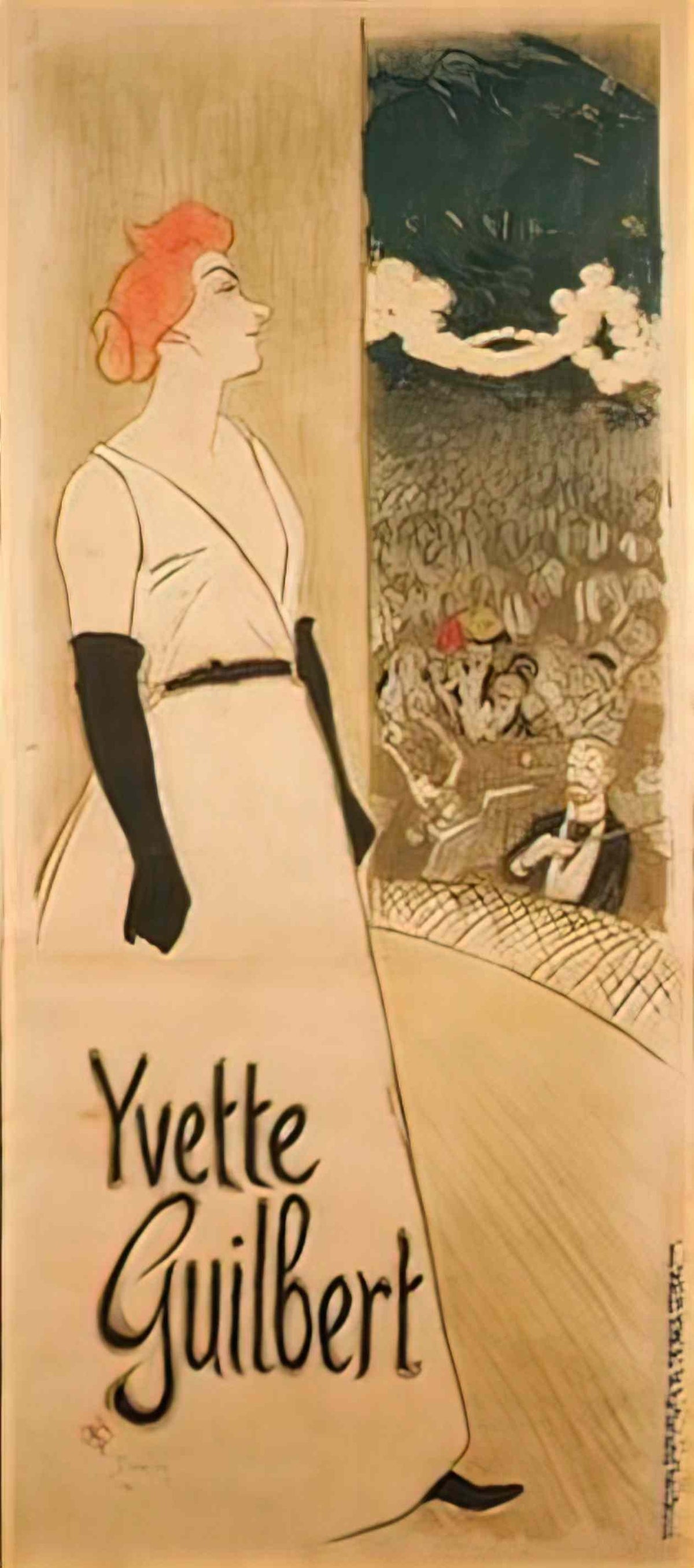 Theophile Steinlen yvette guilbert 1894 Art A4 Photo Print