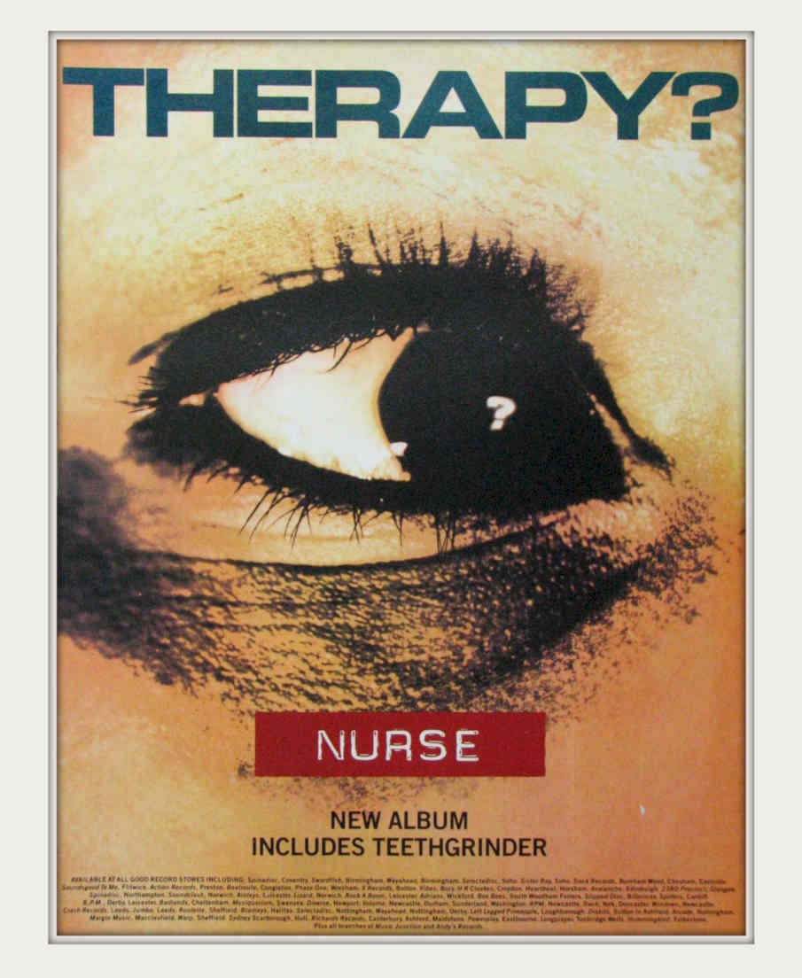 Therapy Album Teethgrinder Vintage Retro Advert Poster A4 Photo Print
