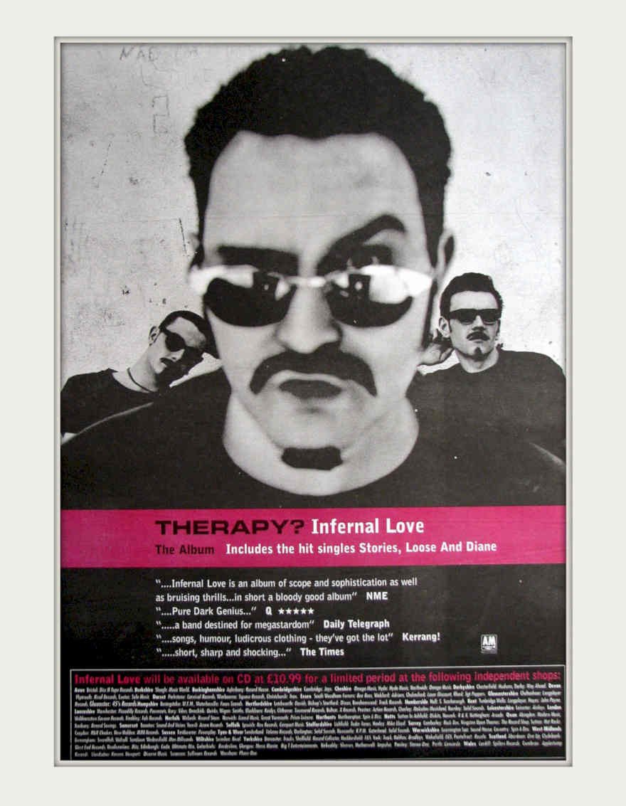 Therapy Infernal Love Vintage Retro Advert Poster A4 Photo Print 2