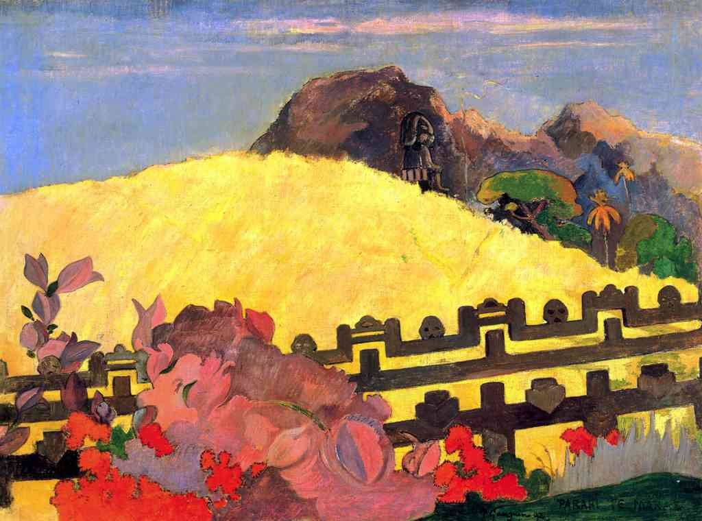 There Is The Temple Gauguin A4 Photo Print
