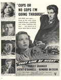 They Live Night 1940s Vintage Retro Advert Poster