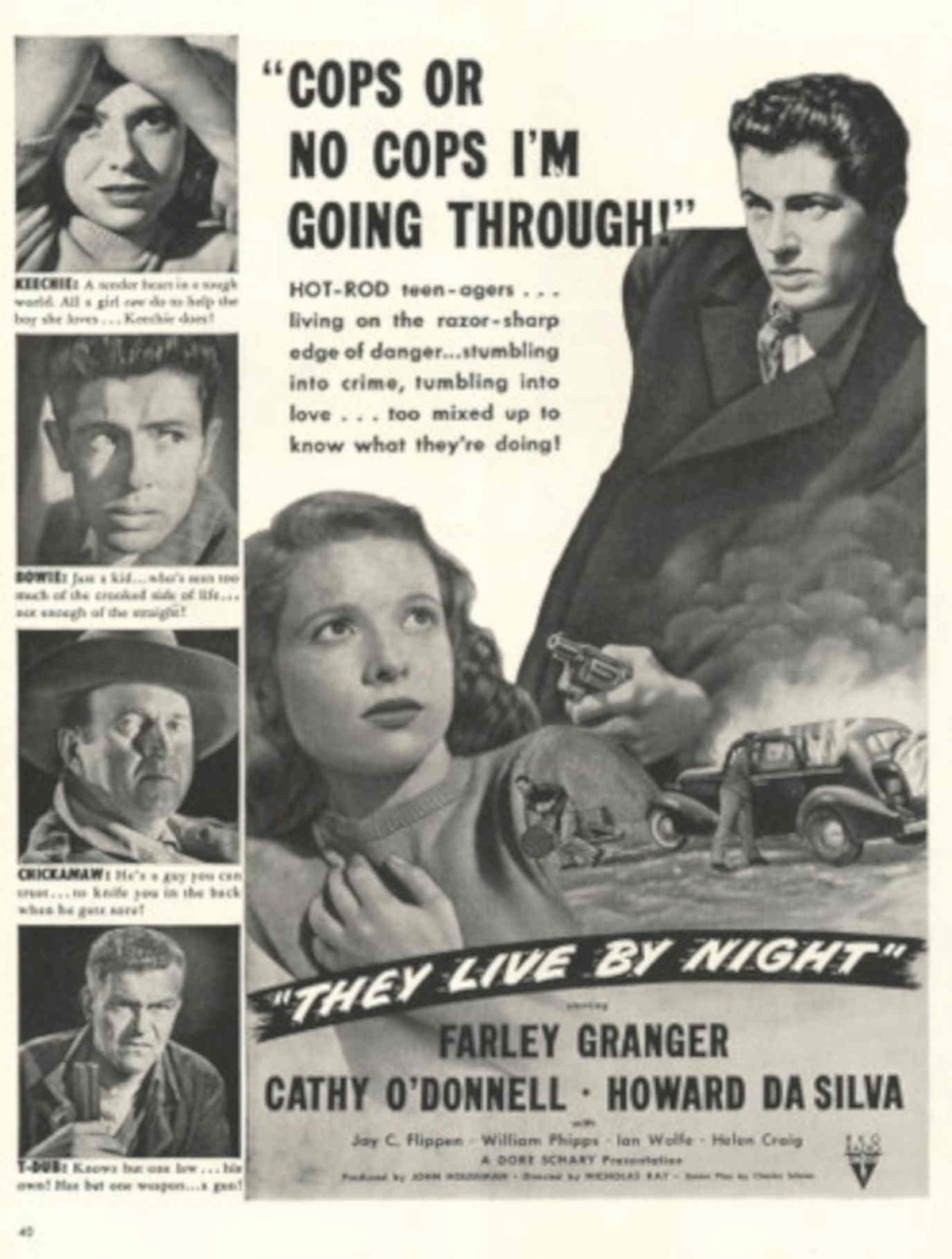 They Live Night 1940s Vintage Retro Advert Poster