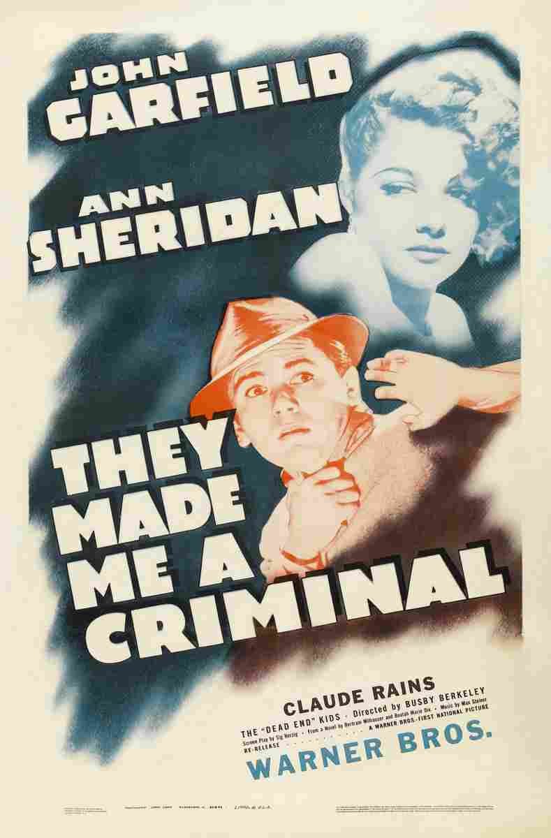  They Made Me a Criminal 03 film star poster A4 Photo Print