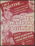  They Made Me a Criminal 05 film star poster A4 Photo Print
