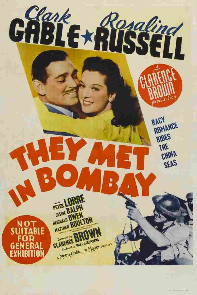  They Met in Bombay 01 film star poster A4 Photo Print