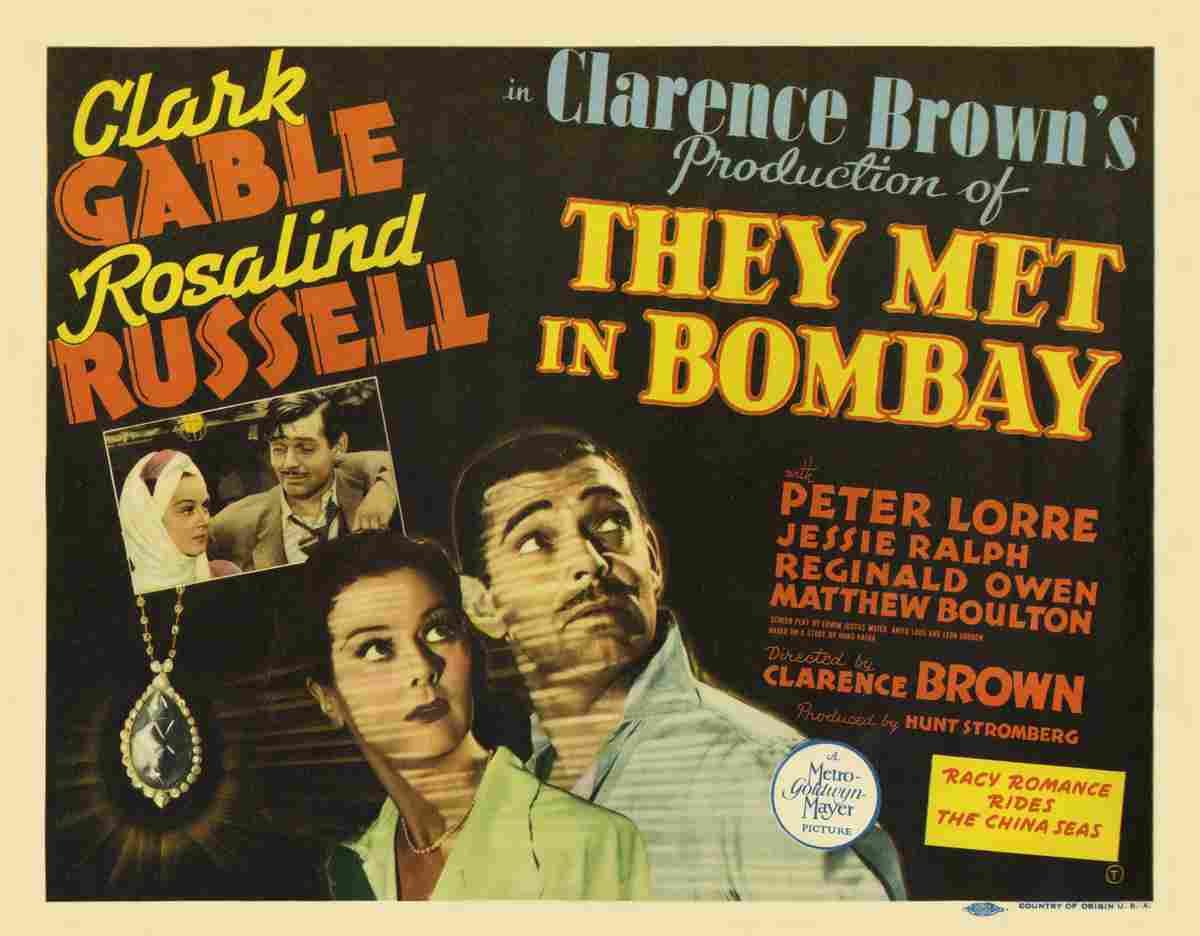  They Met in Bombay 02 film star poster A4 Photo Print