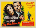 They Wont Believe Me 02 film star poster A4 Photo Print
