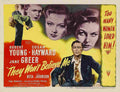 They Wont Believe Me 06 film star poster A4 Photo Print