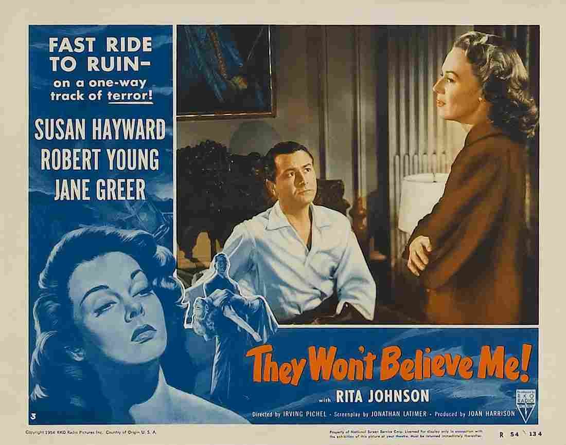  They Wont Believe Me 13 film star poster A4 Photo Print