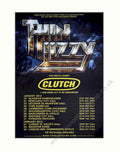 Thin Lizzy Clutch Vintage Retro Advert Poster A4 Photo Print