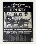 Thin Lizzy Jailbreak Vintage Retro Advert Poster A4 Photo Print