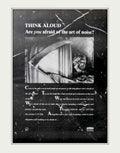 Think Aloud Noise Vintage Retro Advert Poster A4 Photo Print