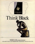 Thinker John Player 1980s Vintage Retro Advert
