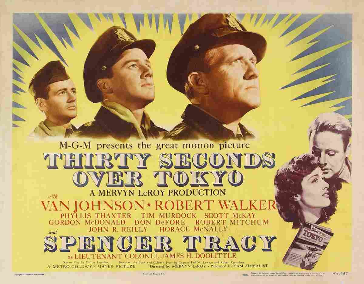 Thirty Seconds Over Tokyo 02 film star poster A4 Photo Print