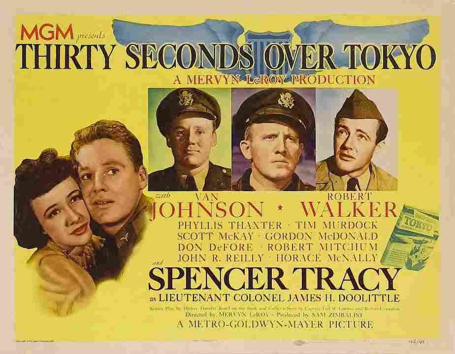  Thirty Seconds Over Tokyo 04 film star poster A4 Photo Print