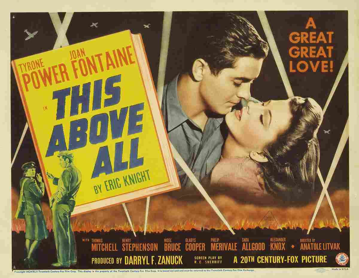  This Above All 02 film star poster A4 Photo Print