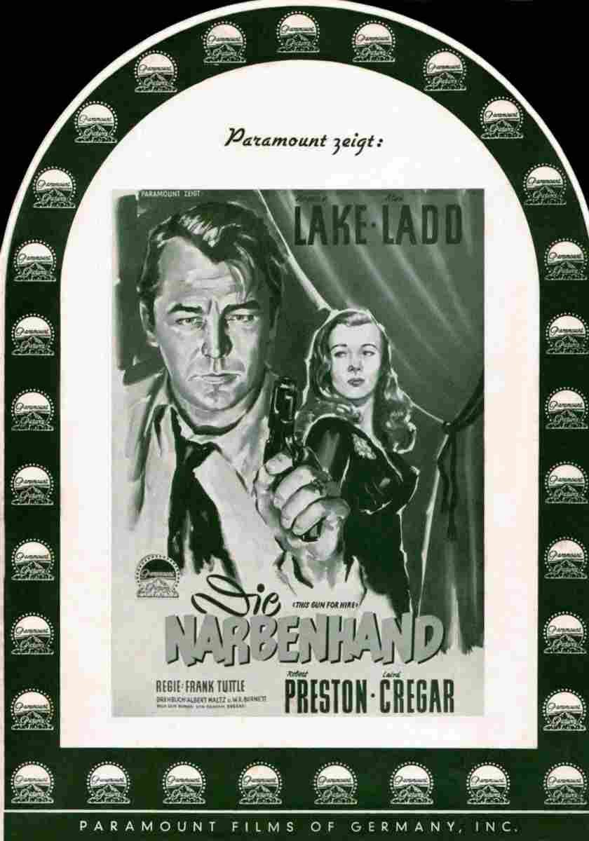  This Gun for Hire 09 film star poster A4 Photo Print