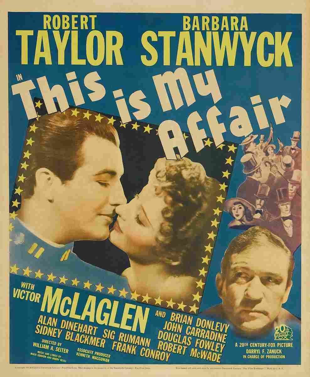  This is My Affair 03 film star poster A4 Photo Print