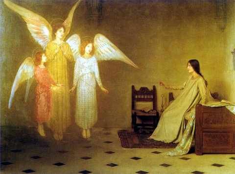Thomas Cooper Gotch Theawakening A4 Photo Print