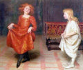 Thomas Cooper Gotch Thedancinglesson A4 Photo Print