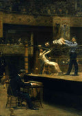 Thomas Eakins between rounds CROP A4 Photo Print