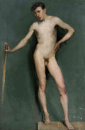 Thomas Eakins standing nude A4 Photo Print