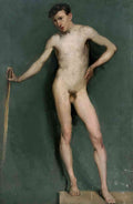 Thomas Eakins standing nude SHARP A4 Photo Print