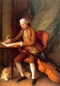 Thomas Gainsborough Carl Friedrich Abel A4 Photo Print
