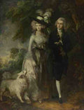 Thomas Gainsborough Mr And Mrs William Hallett (The Morning Walk) A4 Photo Print