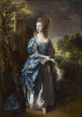 Thomas Gainsborough The Hon Frances Duncombe A4 Photo Print