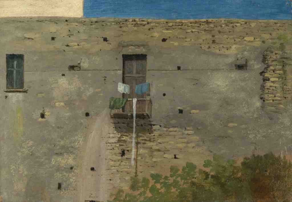Thomas Jones A Wall in Naples A4 Photo Print