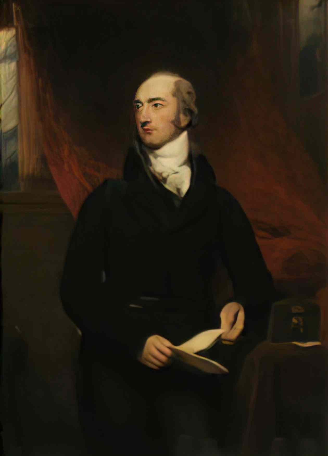 Thomas Lawrence george canning 1810 Art A4 Photo Print