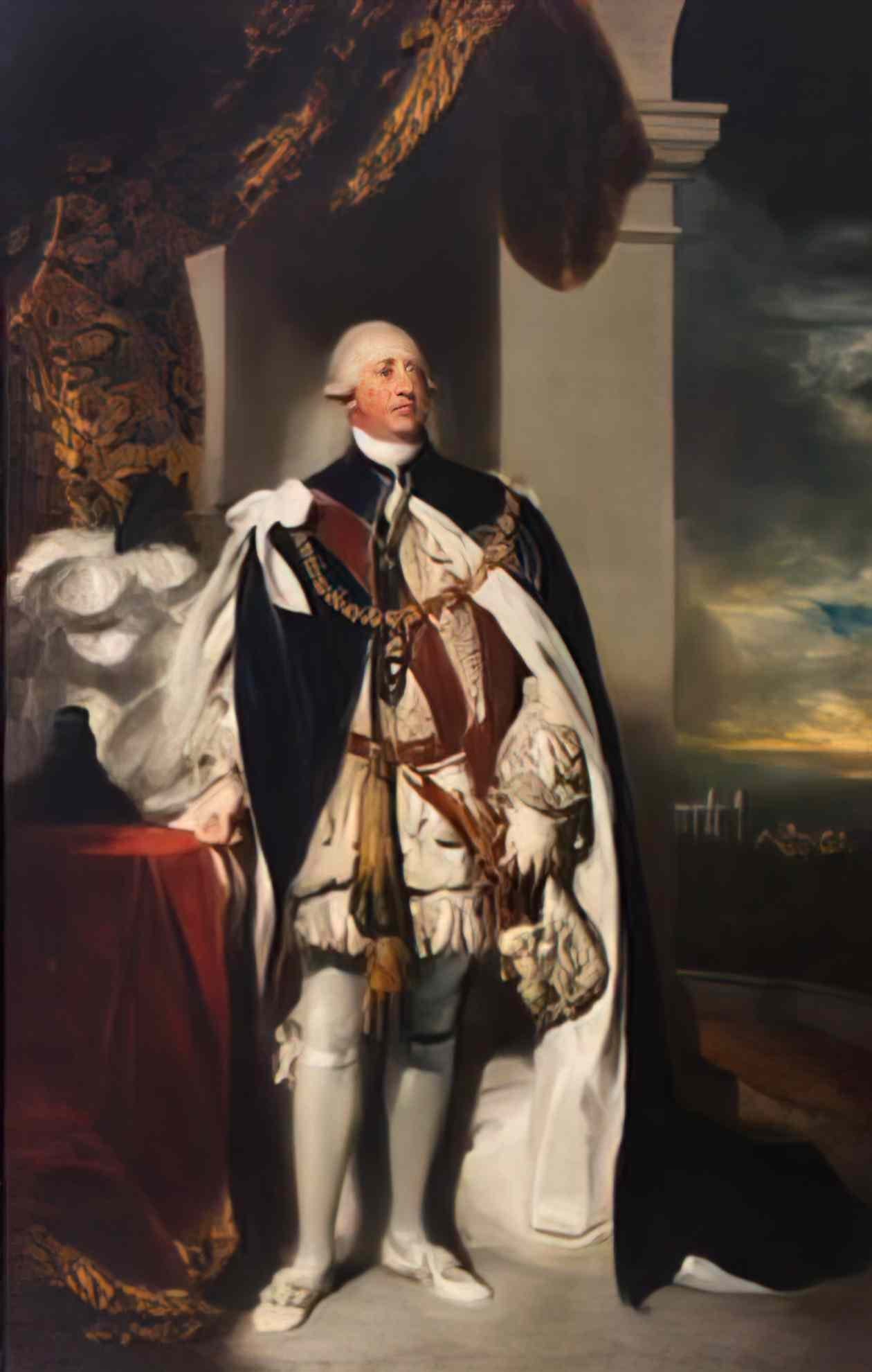 Thomas Lawrence george iii 1792 Art A4 Photo Print