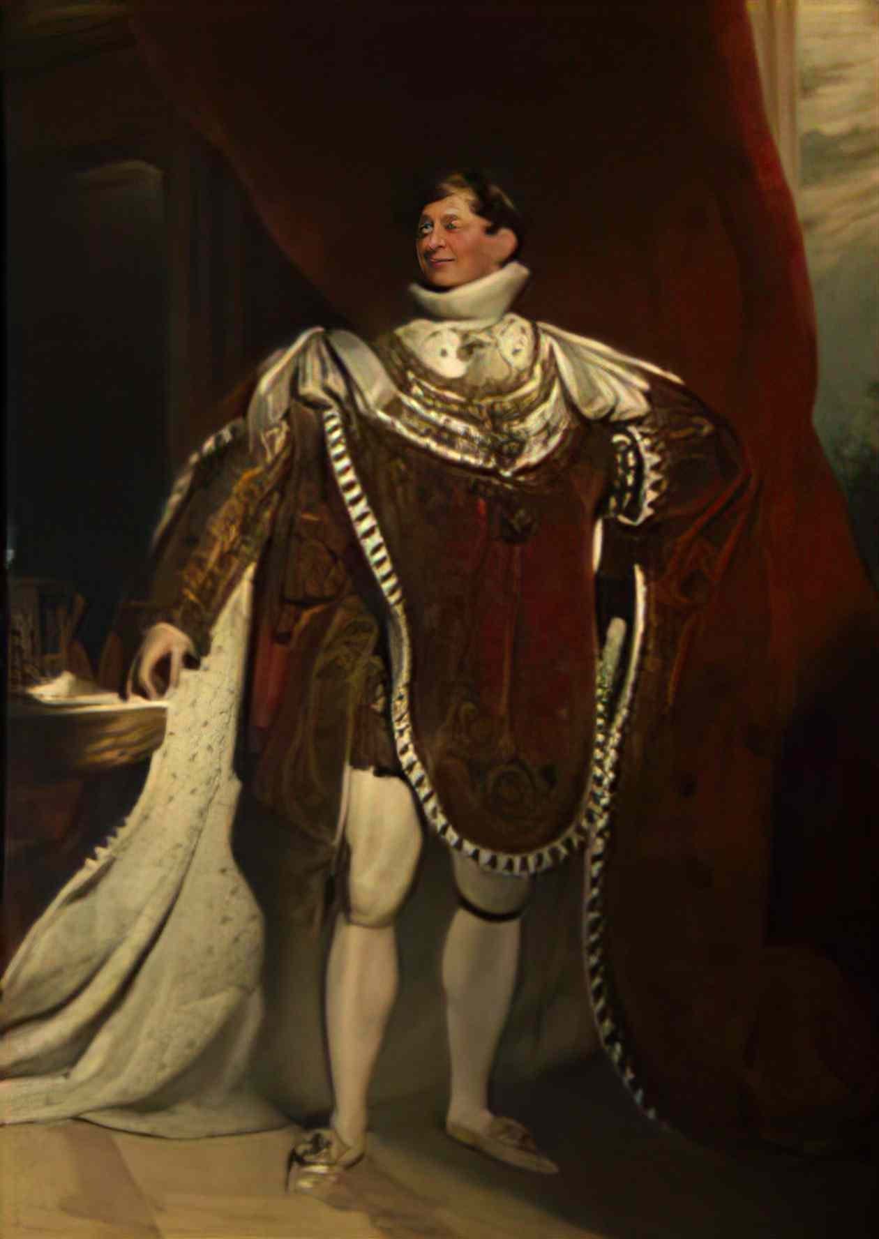 Thomas Lawrence george iv 1830 Art A4 Photo Print