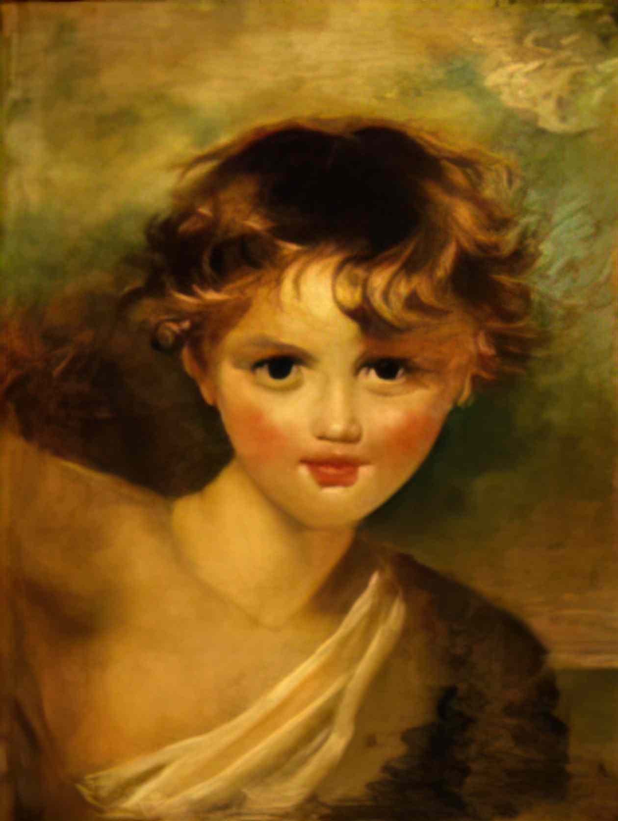 Thomas Lawrence head of a boy Art A4 Photo Print