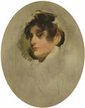 Thomas Lawrence head of an unknown young woman 1805 Art A4 Photo Print