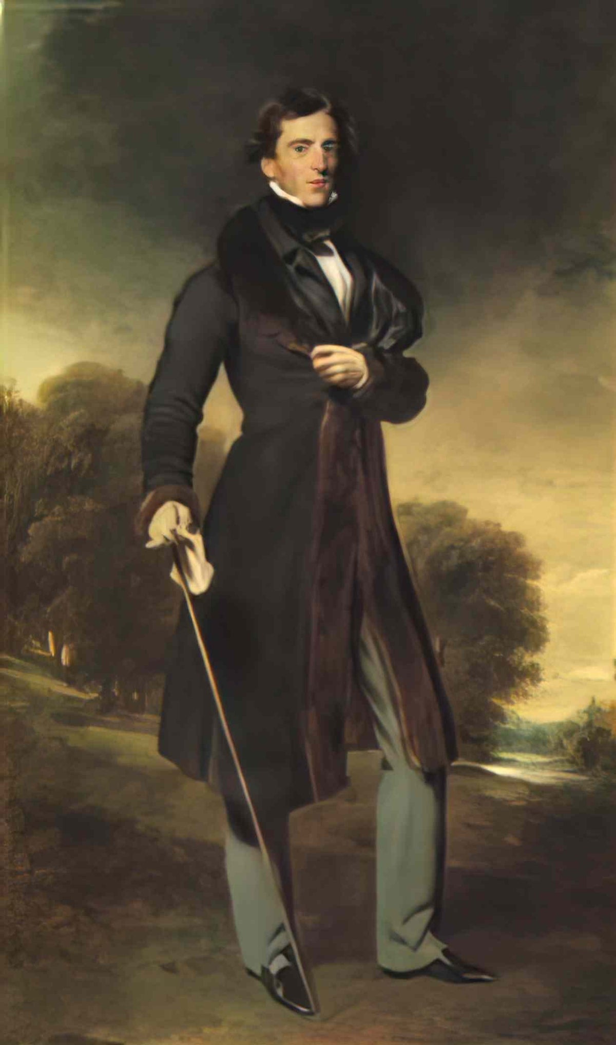 Thomas Lawrence portrait of david lyon Art A4 Photo Print