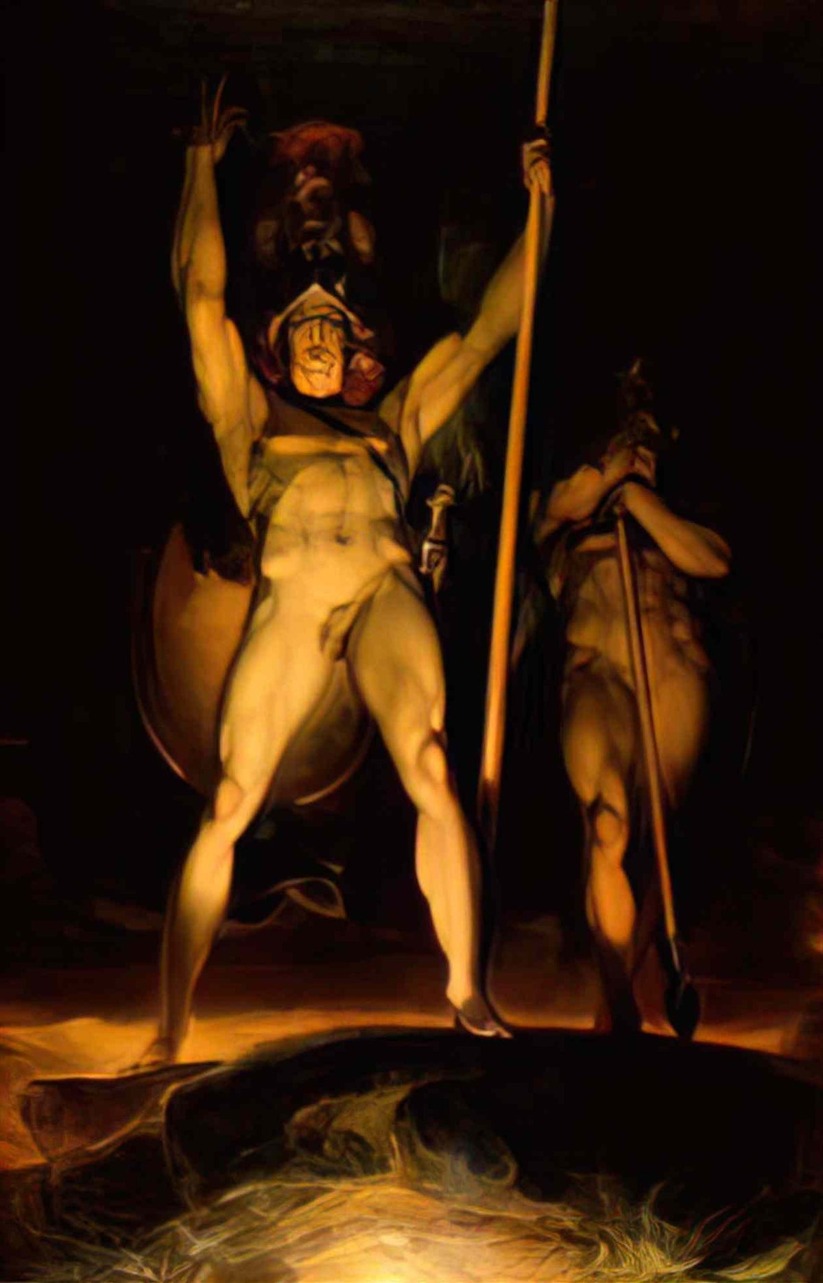Thomas Lawrence satan summoning his legions 1797 Art A4 Photo Print