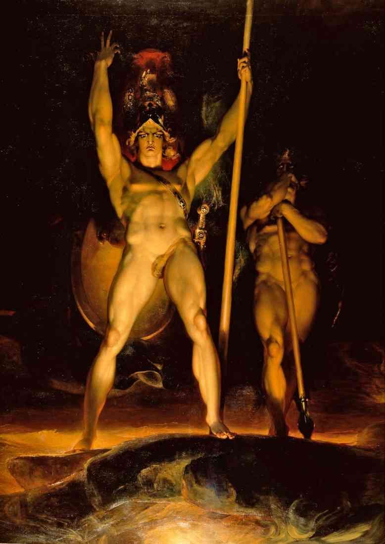 Thomas Lawrence satan summoning his legions