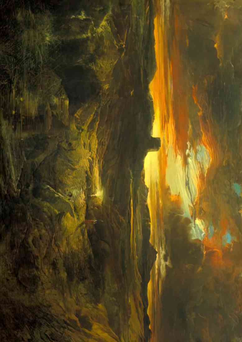 Thomas Moran childe roland to the dark tower came 1859 A4 Photo Print